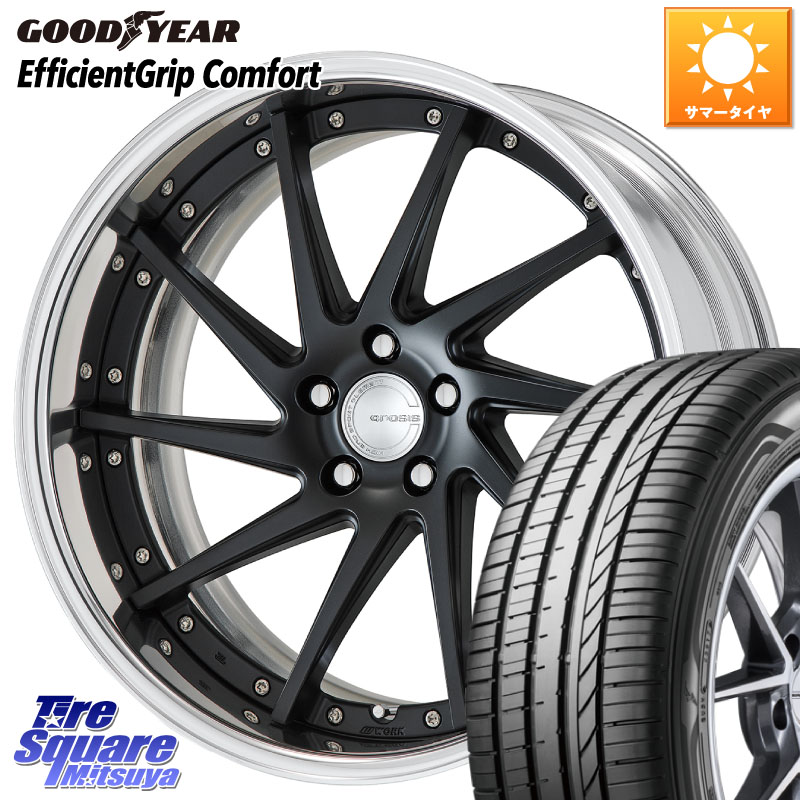 WORK GNOSIS CVS O Disk 19インチ 2ピース 19 X 7.5J +40 5穴 114.3 グッドイヤー EffcientGrip Comfort サマータイヤ 225/45R19 10系カローラクロス