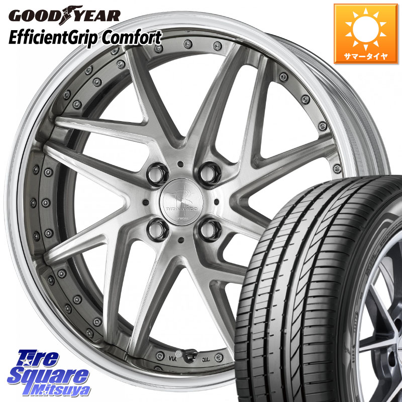 WORK RIZALTADO MESH2 A Disk 16インチ 2ピース 16 X 7.0J +45 4穴 100 グッドイヤー EffcientGrip Comfort サマータイヤ 195/50R16 ロードスター