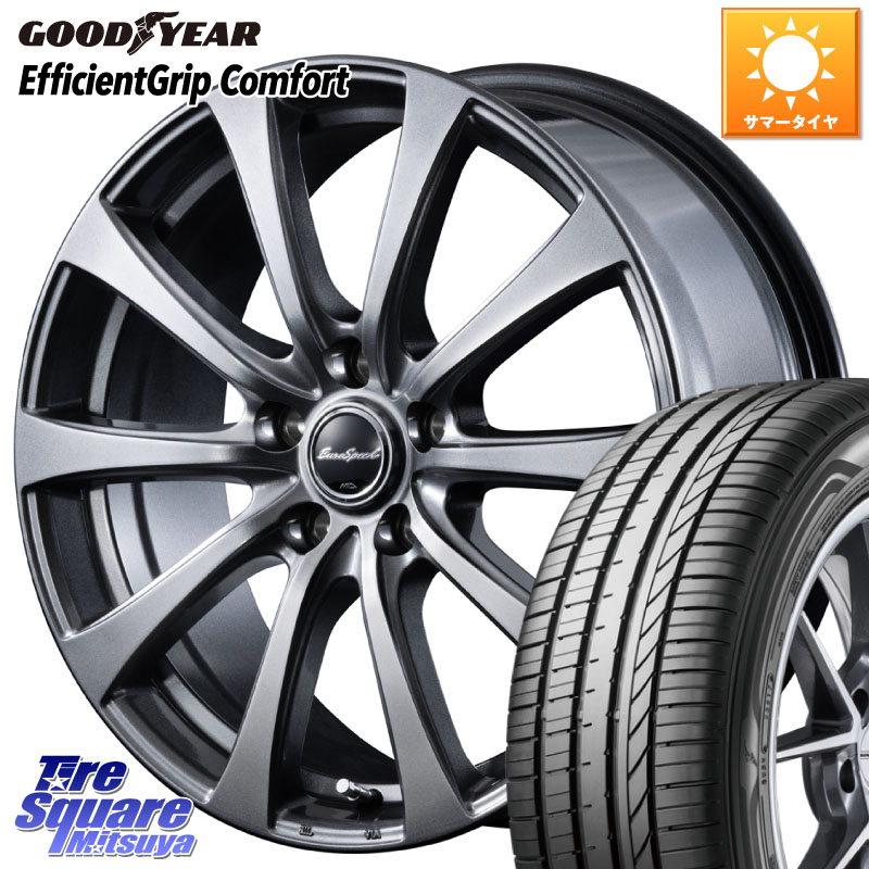 MANARAY EuroSpeed G10 平座仕様 ホイール 17インチ MID 17 X 7.0J +47 5穴 114.3 グッドイヤー EffcientGrip Comfort サマータイヤ 205/50R17 67,997円