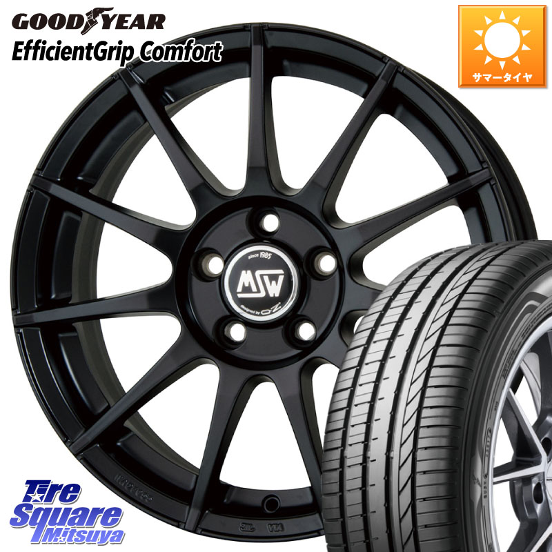 MSW by OZ MSW85-2 ホイール 17インチ 17 X 7.0J(VOL V40 MB4) +50 5穴 108 グッドイヤー EffcientGrip Comfort サマータイヤ 205/50R17 VOLVO ボルボ V40