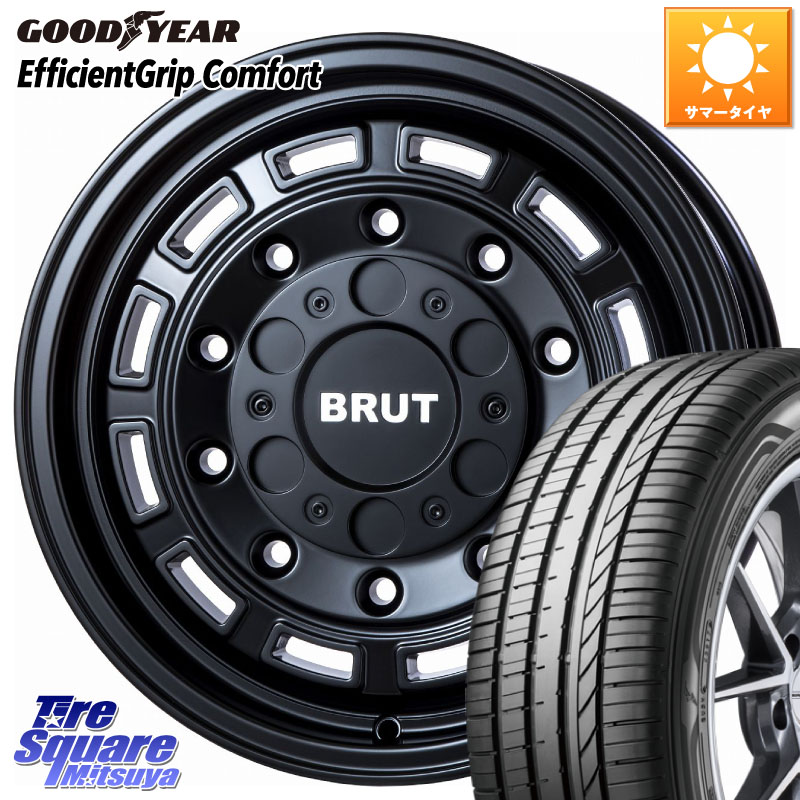 グッドイヤー EffcientGrip Comfort サマータイヤ 225/45R17BRUT ブルート BR-70 BR70 ホイール 17インチ 17X7.5J 40 5穴 114.3 GRヤリスRSノーマルキャリパー ブレイド IS レクサス|タイヤスクエアミツヤ