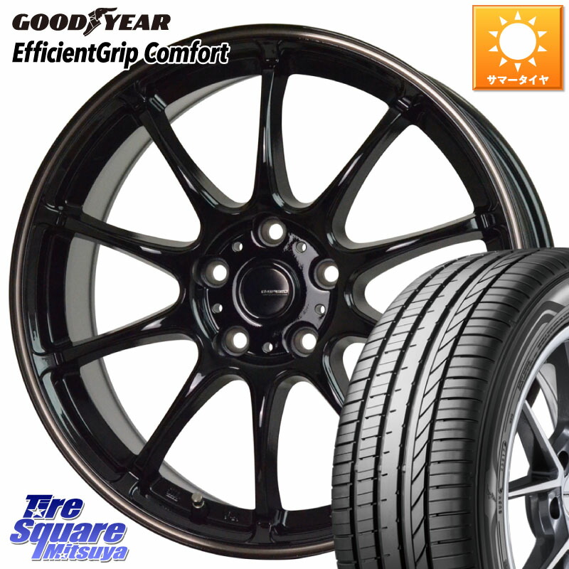 HotStuff G・SPEED P-07 ジー・スピード ホイール 15インチ 15 X 6.0J +43 5穴 114.3 グッドイヤー EffcientGrip Comfort サマータイヤ 185/60R15 53,100円