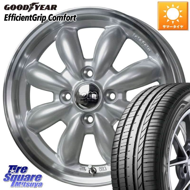 HotStuff LaLa Palm CUP2 ララパーム ホイール 15インチ 15 X 5.5J +45 4穴 100 グッドイヤー EffcientGrip Comfort サマータイヤ 195/65R15 E13オーラ