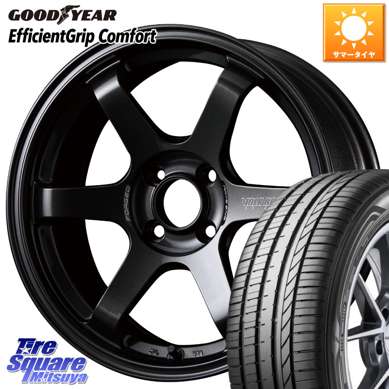 グッドイヤー EffcientGrip Comfort サマータイヤ 195/60R16RAYS 【欠品次回3~4月】 VOLK RACING TE37 SONIC TE37 ソニック ホイール 16インチ 16X6.0J 42 4穴 100 E13オーラ ブルーバードシルフィ 日産｜タイヤスクエアミツヤ