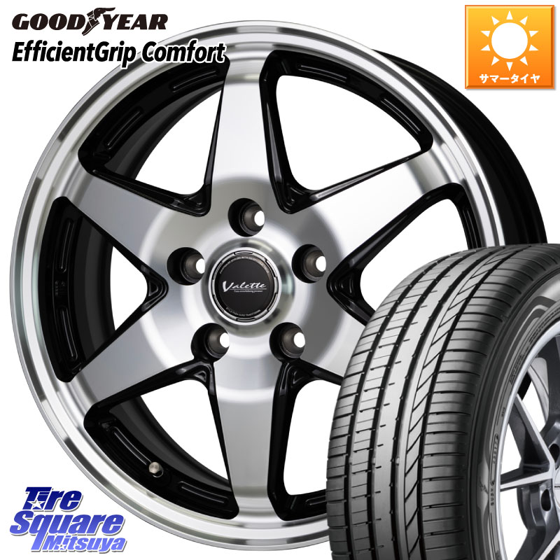 グッドイヤー EffcientGrip Comfort サマータイヤ 225/50R17HotStuff Valette ANKRAY アンクレイ ホイール 17インチ 17X7.0J 48 5穴 114.3 WRX-S4(VBH) ウィンダム アコード キザシ WRX S4|タイヤスクエアミツヤ