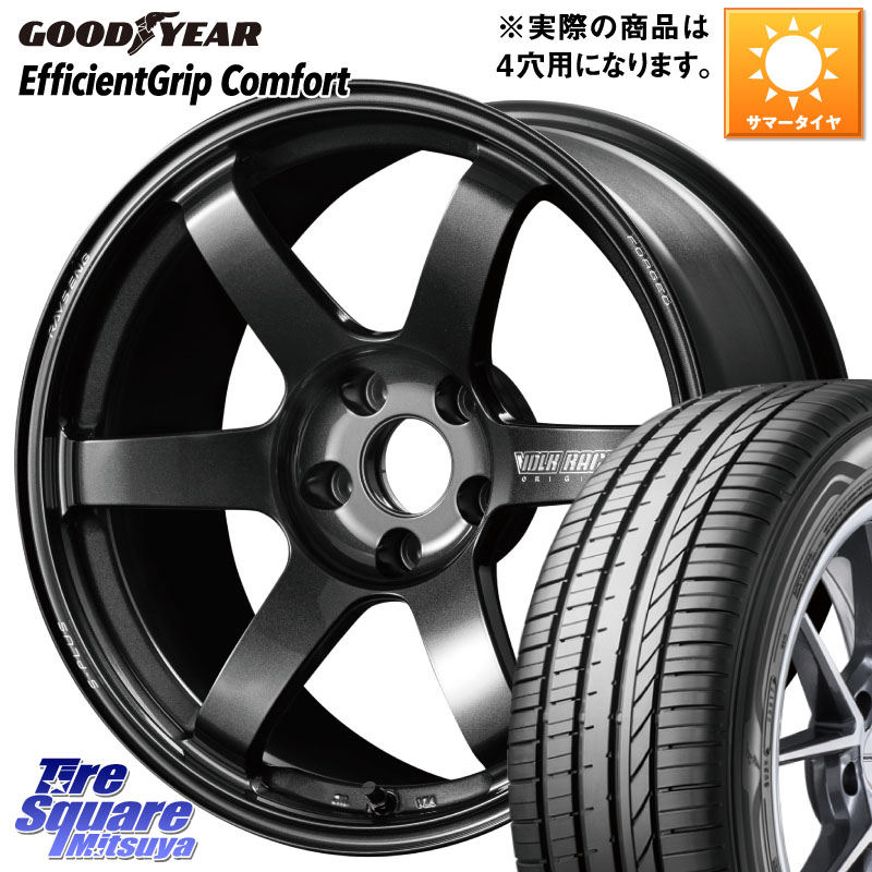 RAYS 【欠品次回要問合せ】 TE37 SAGA S-plus VOLK RACING 鍛造 ホイール 17インチ ◇参考画像 17 X 7.0J +45 4穴 100 グッドイヤー EffcientGrip Comfort サマータイヤ 215/40R17