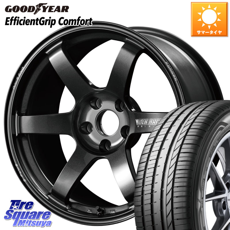 グッドイヤー EffcientGrip Comfort サマータイヤ 225/45R17RAYS 【欠品次回3~4月】 TE37 SAGA S-plus VOLK RACING 鍛造 ホイール 17インチ 17X7.5J 44 5穴 100 カローラスポーツ BRZ/86/GR86 GR 86 ハチロク 86 ハチロク|タイヤスクエアミツヤ