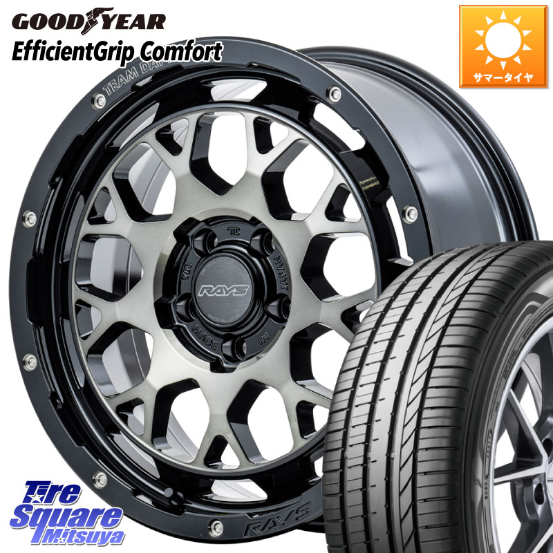 RAYS 【欠品次回6~7月】 TEAM DAYTONA M9+ ホイール 18インチ 18 X 7.5J +38 5穴 114.3 グッドイヤー EffcientGrip Comfort サマータイヤ 245/45R18