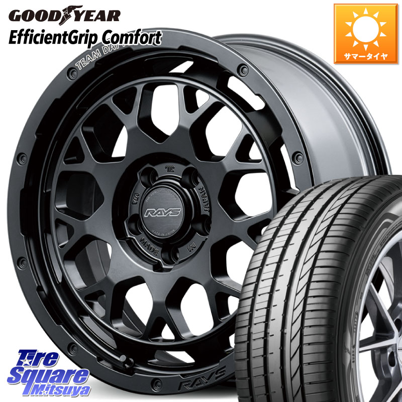 RAYS 【欠品次回8~9月】 TEAM DAYTONA M9+ BOJ ホイール 18インチ 18 X 7.5J +38 5穴 114.3 グッドイヤー EffcientGrip Comfort サマータイヤ 225/40R18 GRヤリスRSノーマルキャリパー