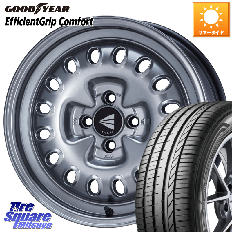 グッドイヤー EffcientGrip Comfort サマータイヤ 195/45R16ENKEI Neo Classic Al'Vita ホイール 16インチ 16X7.0J 38 4穴 100｜タイヤスクエアミツヤ