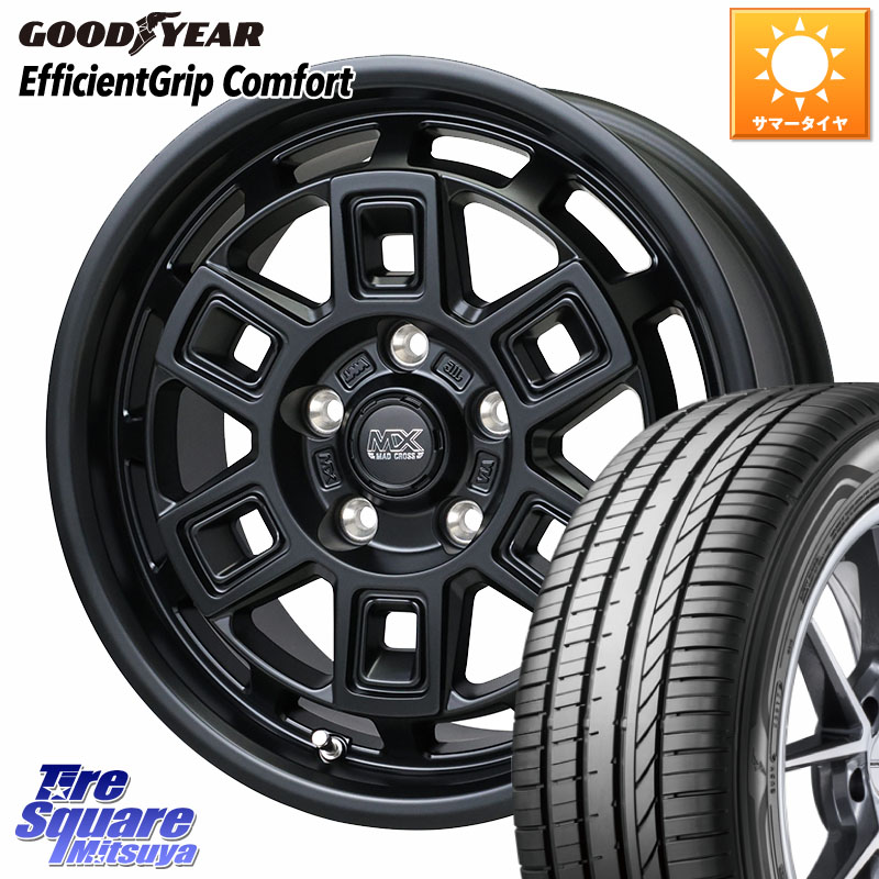 グッドイヤー EffcientGrip Comfort サマータイヤ 225/45R17HotStuff MAD CROSS AEVER マッドクロス アイヴァー ホイール 17インチ 17X7.0J 38 5穴 114.3 GRヤリスRSノーマルキャリパー ブレイド オーリス IS レクサス｜タイヤスクエアミツヤ