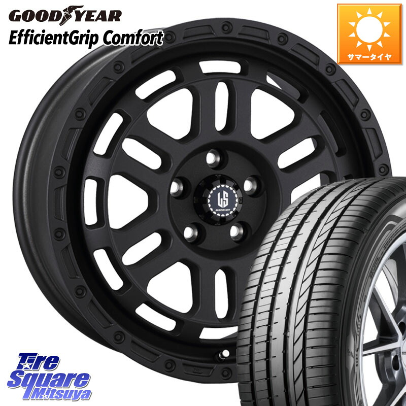 阿部商会 LA STRADA DISCOVER ホイール 18インチ 18 X 8.0J +40 5穴 114.3 グッドイヤー EffcientGrip Comfort サマータイヤ 225/40R18