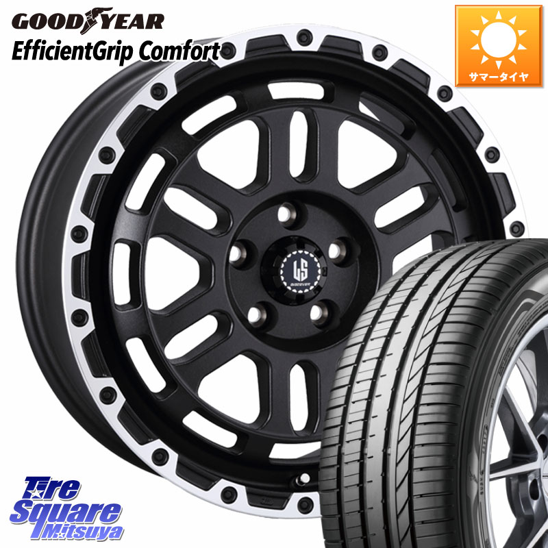 阿部商会 LA STRADA DISCOVER ホイール 16インチ 16 X 7.0J +40 5穴 114.3 グッドイヤー EffcientGrip Comfort サマータイヤ 215/60R16