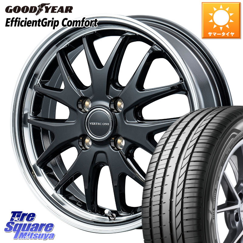 グッドイヤー EffcientGrip Comfort サマータイヤ 165/50R15MANARAY MID VERTEC ONE EXE7 ホイール 15インチ 15X4.5J 45 4穴 100 タウンボックス クリッパーリオ 日産 コペン アトレーワゴン｜タイヤスクエアミツヤ