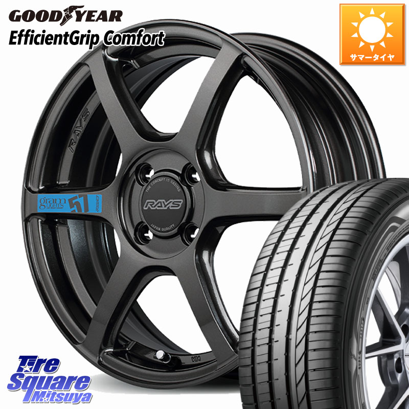 グッドイヤー EffcientGrip Comfort サマータイヤ 165/55R15RAYS 【欠品次回~1月】 57C6 SpecM gramLIGHTS ホイール 15インチ 15X5.0J 43 4穴 100 N-BOX サクラ デリカ ミニ DELICA MINI コペン N-ONE N ONE エヌワン|タイヤスクエアミツヤ