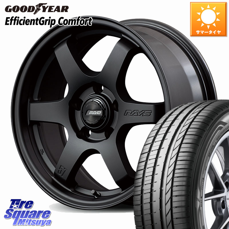 グッドイヤー EffcientGrip Comfort サマータイヤ 205/65R16RAYS 【欠品次回要問合せ】 gramLIGHTS 57DR-X2 ホイール 16インチ 16X7.0J 32 5穴 114.3｜タイヤスクエアミツヤ