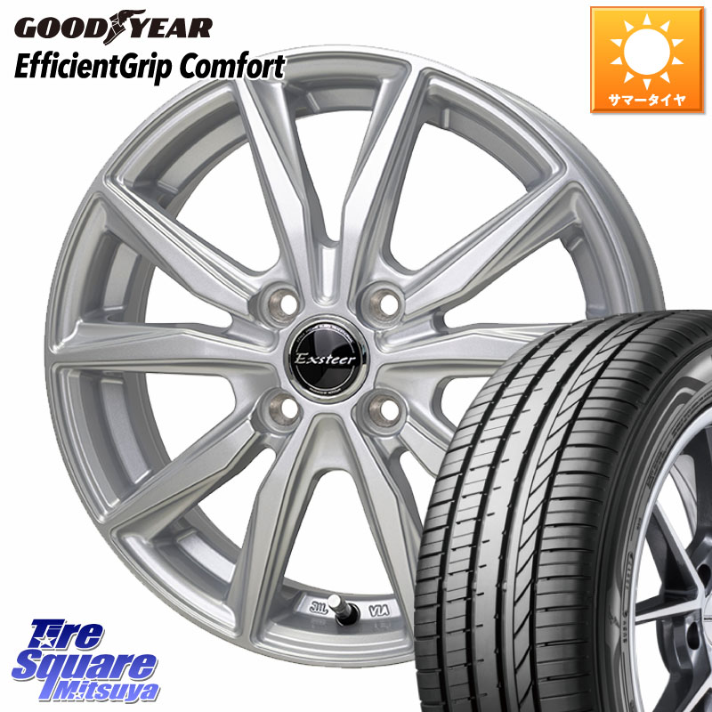 HotStuff Exsteer ST ホイール 15インチ エクシーダ 15 X 5.5J +45 4穴 100 グッドイヤー EffcientGrip Comfort サマータイヤ 165/55R15