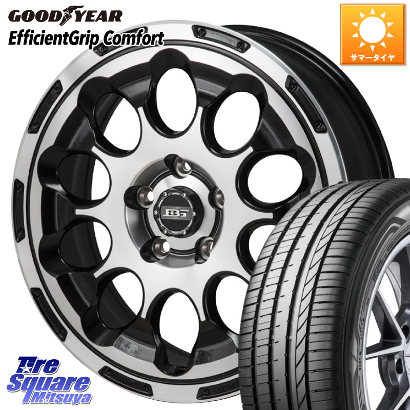 KOSEI BOTTOM GARCIA CHRONO ホイール 17インチ 17 X 7.0J +45 5穴 114.3 グッドイヤー EffcientGrip Comfort サマータイヤ 225/50R17 WRX S4(VBH)