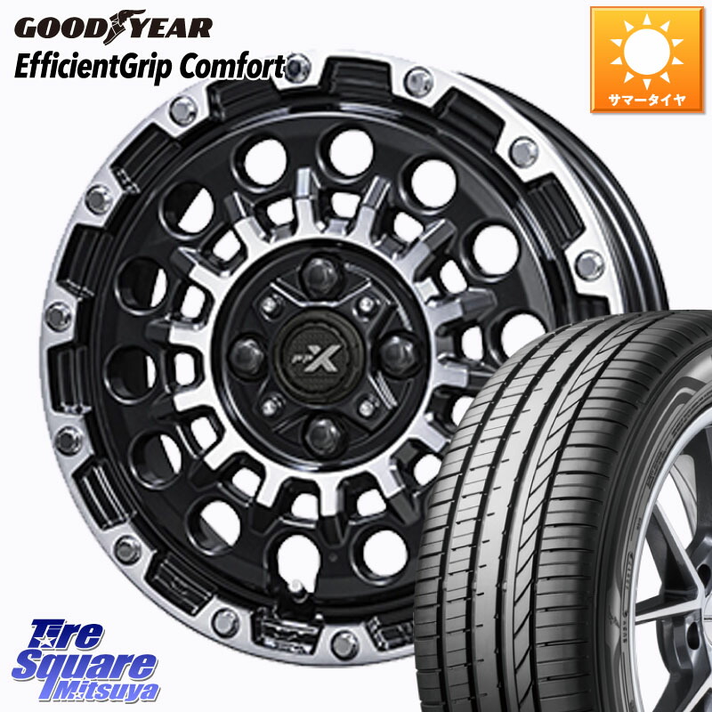KYOHO PPX GX14 ホイール 14インチ 14 X 4.5J +45 4穴 100 グッドイヤー EffcientGrip Comfort サマータイヤ 155/65R14 N-BOX デリカミニ2WD タント スペーシア サクラ ハイゼット アゲトラCustom車用※軽自動車専用ホイール※