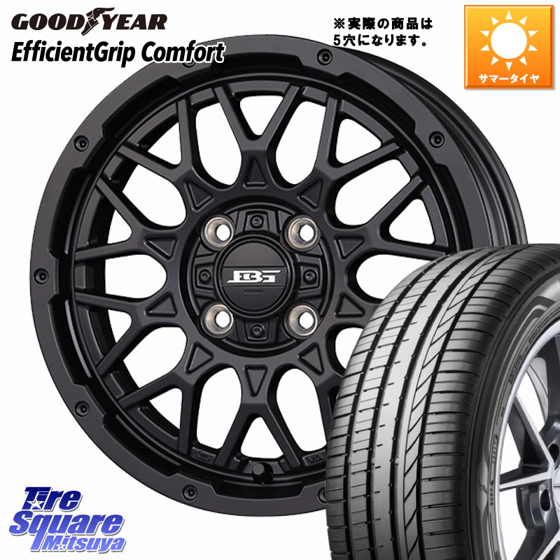 KOSEI BOTTOMGARCIA SHADOWBAHT ホイール 16インチ 16 X 7.0J +38 5穴 114.3 グッドイヤー EffcientGrip Comfort サマータイヤ 215/60R16