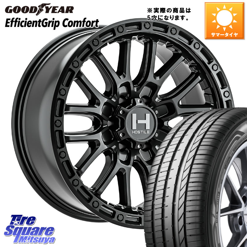 グッドイヤー EffcientGrip Comfort サマータイヤ 215/55R17HOSTILE H135 RIDGE CREST JP SPEC ホイール 17インチ◇参考画像 17X8.0J 38 5穴 114.3 アコード｜タイヤスクエアミツヤ 137,275円