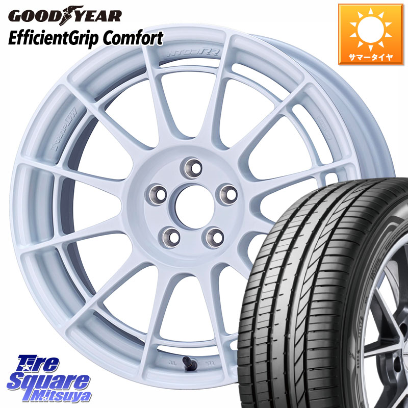 グッドイヤー EffcientGrip Comfort サマータイヤ 225/45R17ENKEI Racing Revolution NT03RR For GR86 / BRZ Cup ホイール 17インチ 17X7.5J 44 5穴 100 カローラスポーツ BRZ/86/GR86 GR 86 ハチロク 86 ハチロク|タイヤスクエアミツヤ