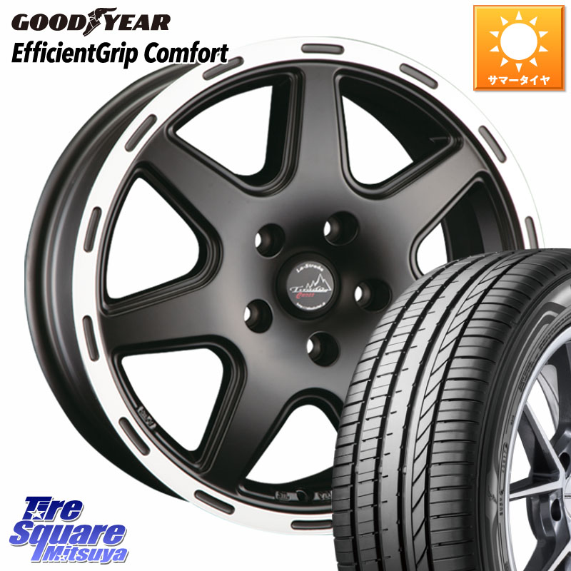 阿部商会 TIRADO CROSS ホイール 18インチ 18 X 7.0J(US) +40 5穴 110 グッドイヤー EffcientGrip Comfort サマータイヤ 225/55R18 クライスラー Jeep Cherokee チェロキー KL系