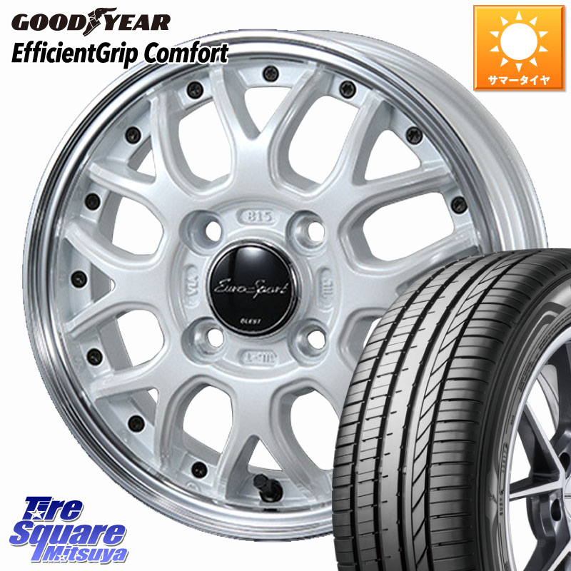 BLEST EuroSport Type815 軽自動車専用 ホイール 14インチ 14 X 4.5J +45 4穴 100 グッドイヤー EffcientGrip Comfort サマータイヤ 165/60R14 56,507円