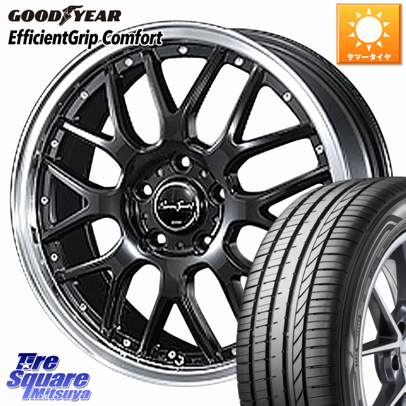 BLEST EuroSport Type815 ホイール 17インチ 17 X 7.0J +48 5穴 114.3 グッドイヤー EffcientGrip Comfort サマータイヤ 215/40R17 104,506円