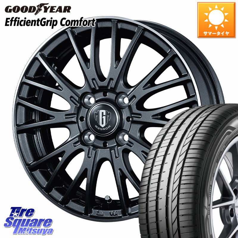 グッドイヤー EffcientGrip Comfort サマータイヤ 195/45R16KOSEI MZ-GROW VM25R ホイール 16インチ 16X6.0J 50 4穴 100 K13マーチ マーチ MARCH 日産 キューブ CUBE 日産｜タイヤスクエアミツヤ