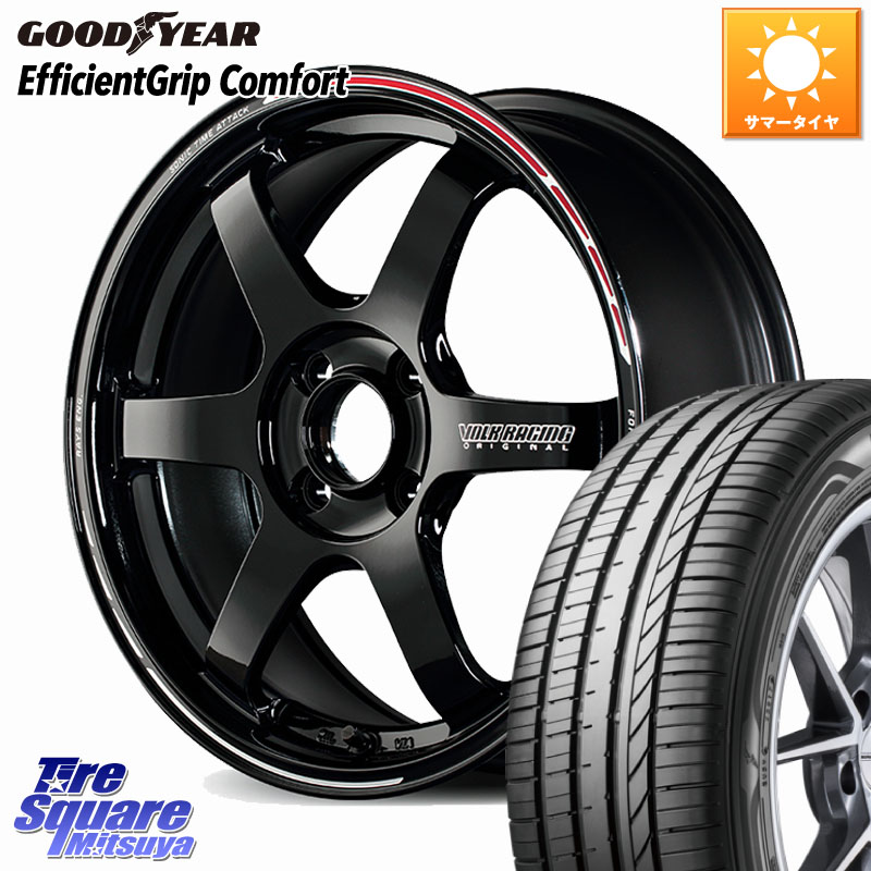 グッドイヤー EffcientGrip Comfort サマータイヤ 195/50R16RAYS 【欠品次回3~4月】 TE37 SONIC TIME ATTACK EDITION 鍛造 ホイール 16インチ 16X6.0J 43 4穴 100 160系カローラフィールダー ヤリス ロードスター 130系ヴィッツ モビリオ/モビリオスパイク ヴィッツ カ｜タイヤスクエアミツヤ