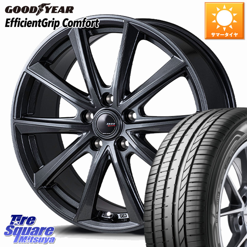 グッドイヤー EffcientGrip Comfort サマータイヤ 195/50R16Japan三陽 ZACK Sport-FT ホイール 16インチ 16X6.5J 38 5穴 114.3|タイヤスクエアミツヤ