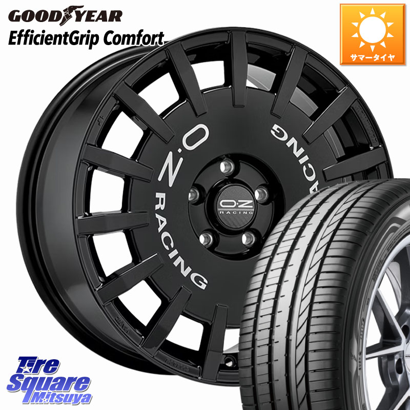OZ Rally Racing ラリーレーシング ホイール 16インチ 16 X 7.0J(VW GOLF7 AU) +48 5穴 112 グッドイヤー EffcientGrip Comfort サマータイヤ 205/55R16 フォルクスワーゲン ゴルフ7 フォルクスワーゲン ゴルフ8