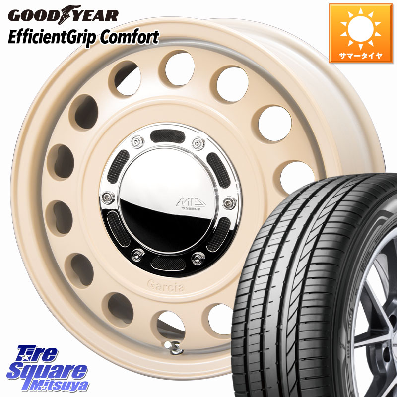 グッドイヤー EffcientGrip Comfort サマータイヤ 195/65R15MANARAY MID GARCIA CISCO Type2 サンドベージュ 在庫● 15インチ ガルシア シスコ 15X5.5J 40 4穴 100 E13オーラ ブルーバードシルフィ 日産 カローラフィールダー カローラアクシオ|タイヤスクエアミツヤ