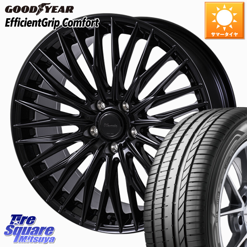 グッドイヤー EffcientGrip Comfort サマータイヤ 245/45R19MONZA Warwic CLYVER クライヴァー ホイール 19インチ 19X8.0J 50 5穴 114.3 E52エルグランド ZR-V SL系フォレスター レイバック SK系フォレスター eビターラ CR-V|タイヤスクエアミツヤ