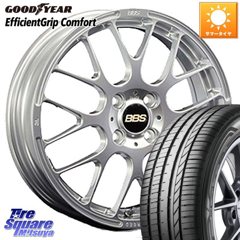 BBS RP 鍛造1ピース ホイール 15インチ 15 X 5.5J +45 4穴 100 グッドイヤー EffcientGrip Comfort サマータイヤ 165/55R15
