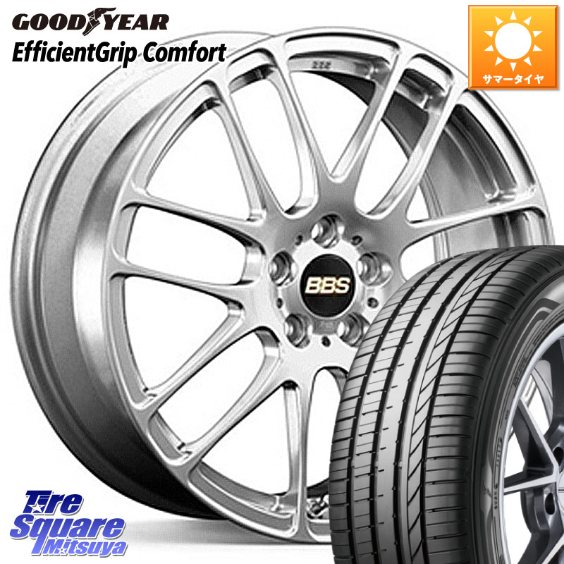 グッドイヤー EffcientGrip Comfort サマータイヤ 215/40R17BBS RE-L2 鍛造1ピース ホイール 17インチ 17X7.0J 48 4穴 100 インサイト フィット FIT|タイヤスクエアミツヤ