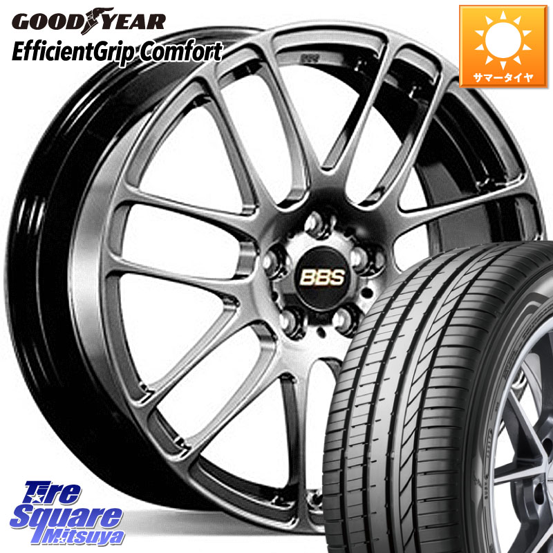 グッドイヤー EffcientGrip Comfort サマータイヤ 215/40R17BBS RE-L2 鍛造1ピース DB ホイール 17インチ 17X7.0J 48 4穴 100 インサイト フィット FIT|タイヤスクエアミツヤ