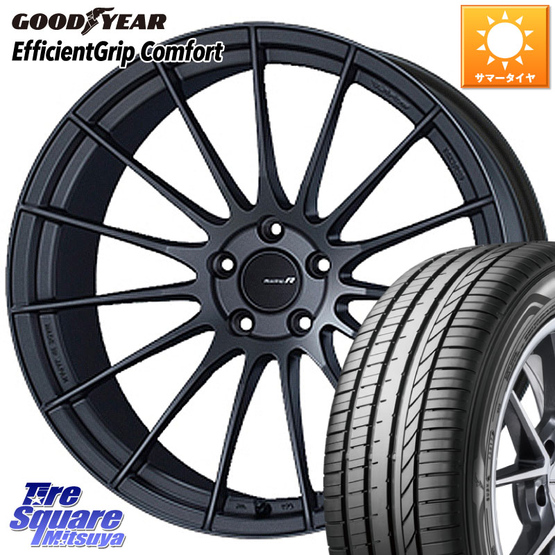 グッドイヤー EffcientGrip Comfort サマータイヤ 225/40R18ENKEI エンケイ Racing Revolution RS05RR ホイール 18X8.5J(VW GOLF7 AU) 45 5穴 112 フォルクスワーゲン ゴルフ7 フォルクスワーゲン ゴルフ7 GTI・R フォルクスワーゲン ゴルフ8 フォルクスワーゲン ゴル|タイヤスクエアミツヤ