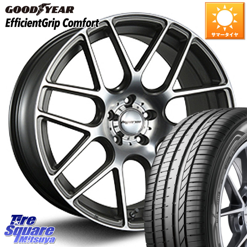 MLJ hyperion ハイペリオン CVM ホイール 19インチ 19 X 8.5J +35 5穴 114.3 グッドイヤー EffcientGrip Comfort サマータイヤ 245/40R19 30系アルファード 30系ヴェルファイア 20系アルファード
