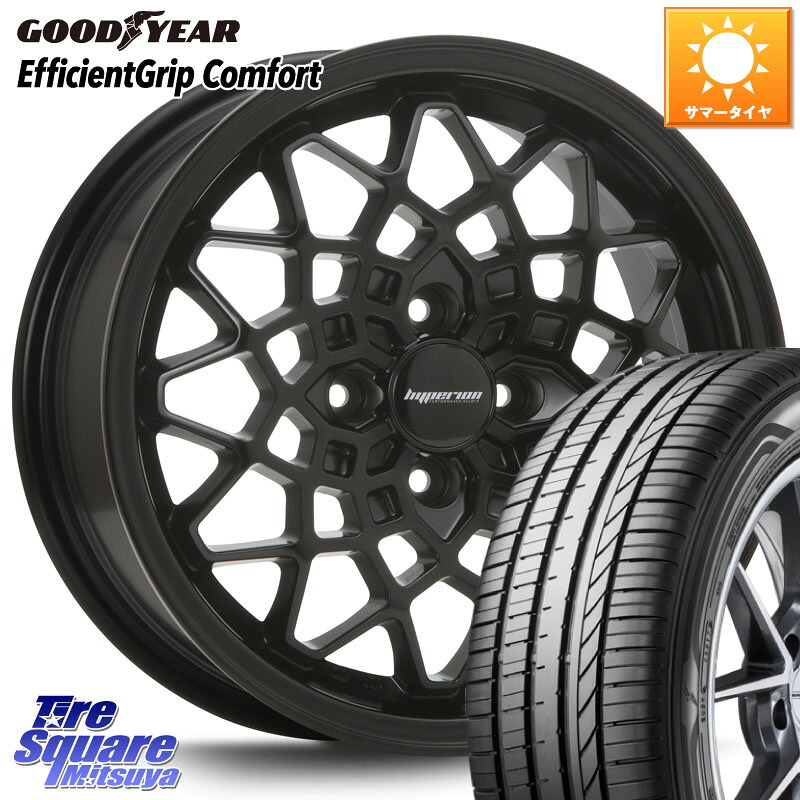 グッドイヤー EffcientGrip Comfort サマータイヤ 165/50R15MLJ hyperion CALMA ハイペリオン カルマ 15X5.0J 45 4穴 100 タウンボックス クリッパーリオ 日産 コペン アトレーワゴン|タイヤスクエアミツヤ