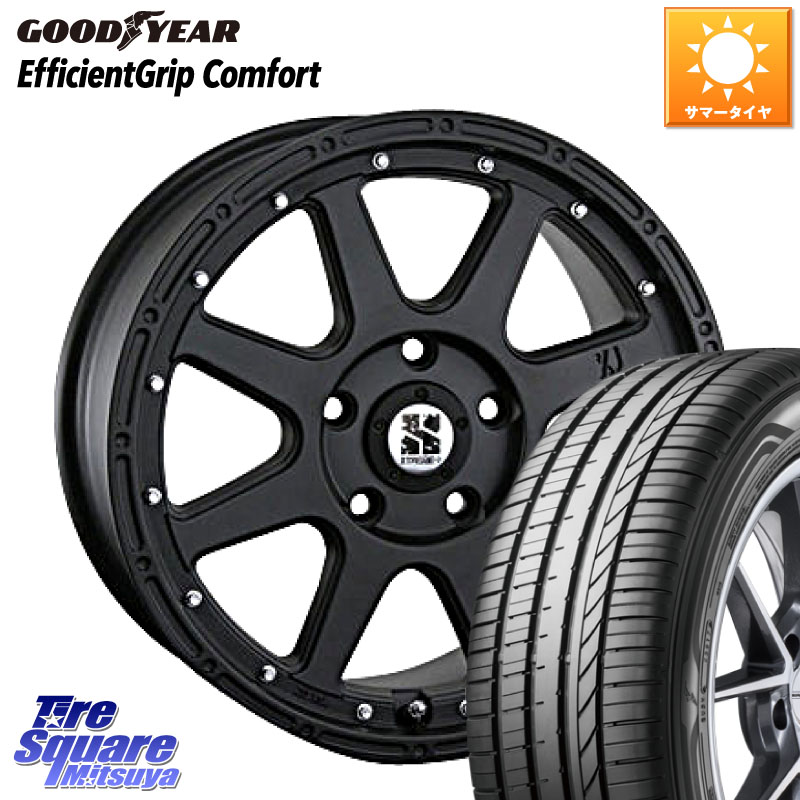 MLJ XTREME-J エクストリームJ ホイール 18インチ 18 X 8.0J +40 5穴 114.3 グッドイヤー EffcientGrip Comfort サマータイヤ 215/40R18