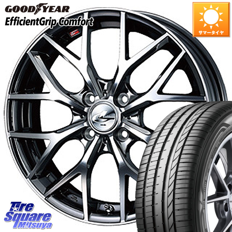 グッドイヤー EffcientGrip Comfort サマータイヤ 205/65R16WEDS 39043 レオニス MX ウェッズ Leonis BMCMC ホイール 16インチ 16X6.0J 42 4穴 100 ロッキー ガソリン車 4穴 ライズ ガソリン車 4穴｜タイヤスクエアミツヤ 95,640円