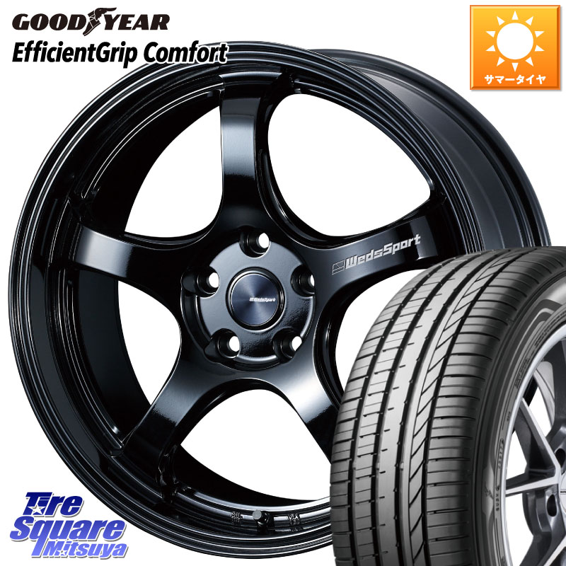 グッドイヤー EffcientGrip Comfort サマータイヤ 245/40R18WEDS WedsSport RN-05M RN05M ウェッズ スポーツ ホイール 18インチ 18X8.0J 45 5穴 114.3 WRX-S4(VBH) クラウンマジェスタ アリスト ソアラ WRX S4 インプレッサ WRX|タイヤスクエアミツヤ