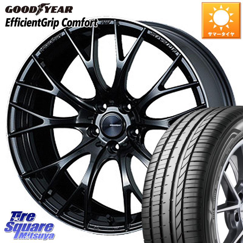 グッドイヤー EffcientGrip Comfort サマータイヤ 235/35R19WEDS WedsSport SA-20R SA20R ウェッズ スポーツ ホイール 19インチ 19X8.5J(GR YARIS RZ) 45 5穴 114.3 GRヤリスRZビックキャリパー対応(RC18インチPKG含む)|タイヤスクエアミツヤ