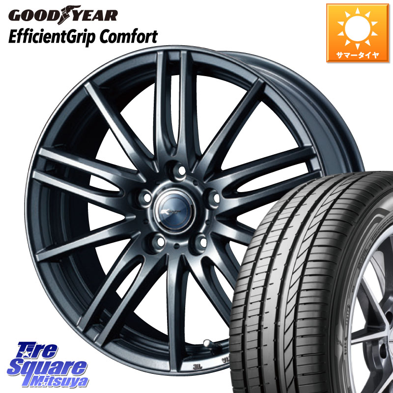 WEDS ウェッズ ZAMIK ザミック TITO 15インチ 15 X 5.5J +42 5穴 114.3 グッドイヤー EffcientGrip Comfort サマータイヤ 195/65R15