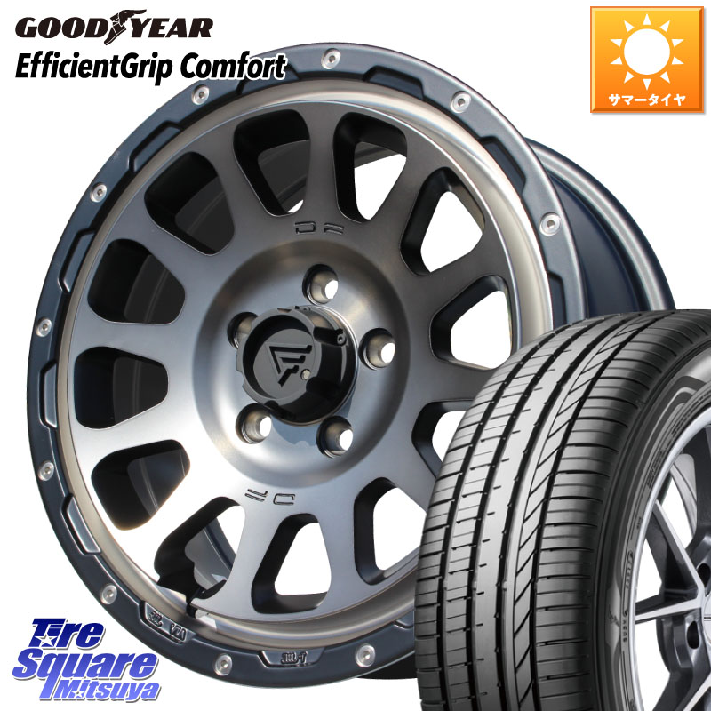 DELTA FORCE デルタフォース オーバル 16インチ 16 X 7.0J +35 5穴 114.3 グッドイヤー EffcientGrip Comfort サマータイヤ 205/60R16
