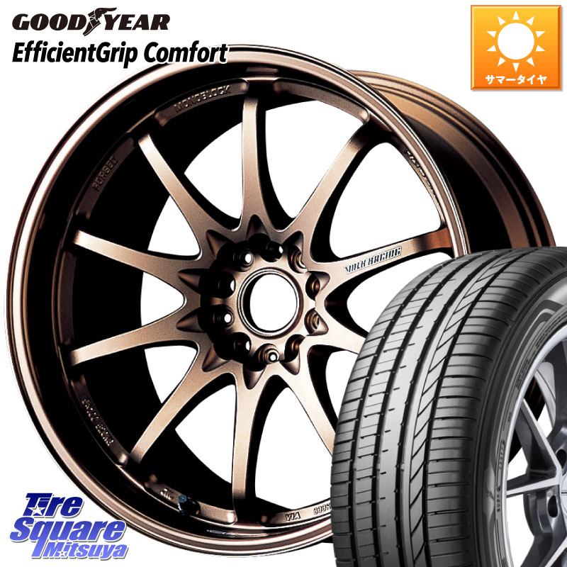RAYS 【欠品次回要問合せ】 レイズ ボルクレーシング CE28N 10 SPOKE DESIGN ホイール 16インチ 16 X 7.0J +42 5穴 114.3 グッドイヤー EffcientGrip Comfort サマータイヤ 205/60R16 90系ノア ヴォクシー プリウスアルファ RP6～8ステップワゴン