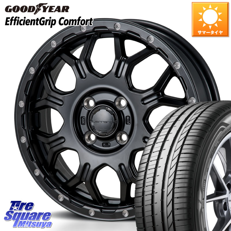 グッドイヤー EffcientGrip Comfort サマータイヤ 205/55R16MONZA HI-BLOCK JERRARD ホイール 16インチ 16X6.0J 41 4穴 100 E13オーラ アクア|タイヤスクエアミツヤ