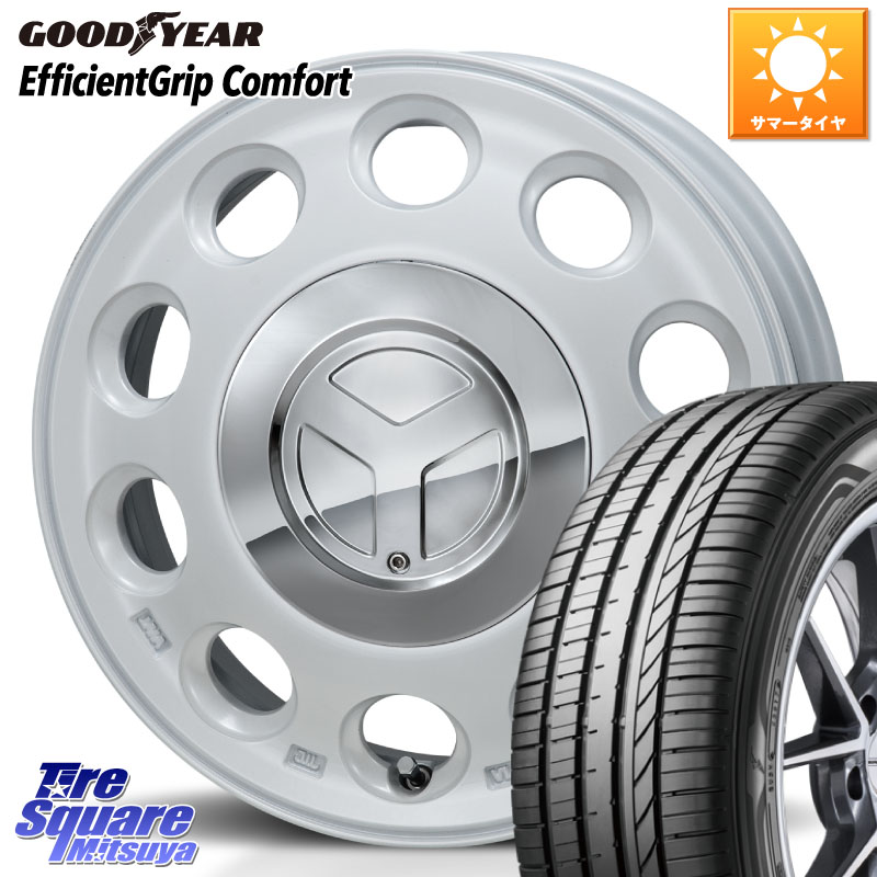 グッドイヤー EffcientGrip Comfort サマータイヤ 155/65R14MONZA PIEDINO ピエディーノ 14インチ 14X4.5J 45 4穴 100 N-BOX デリカミニ2WD タント スペーシア サクラ ハイゼットアゲトラCustom車用※軽自動車専用ホイール※ ルークス ROOX 日産 デイズ デイズルークス|タイヤスクエアミツヤ